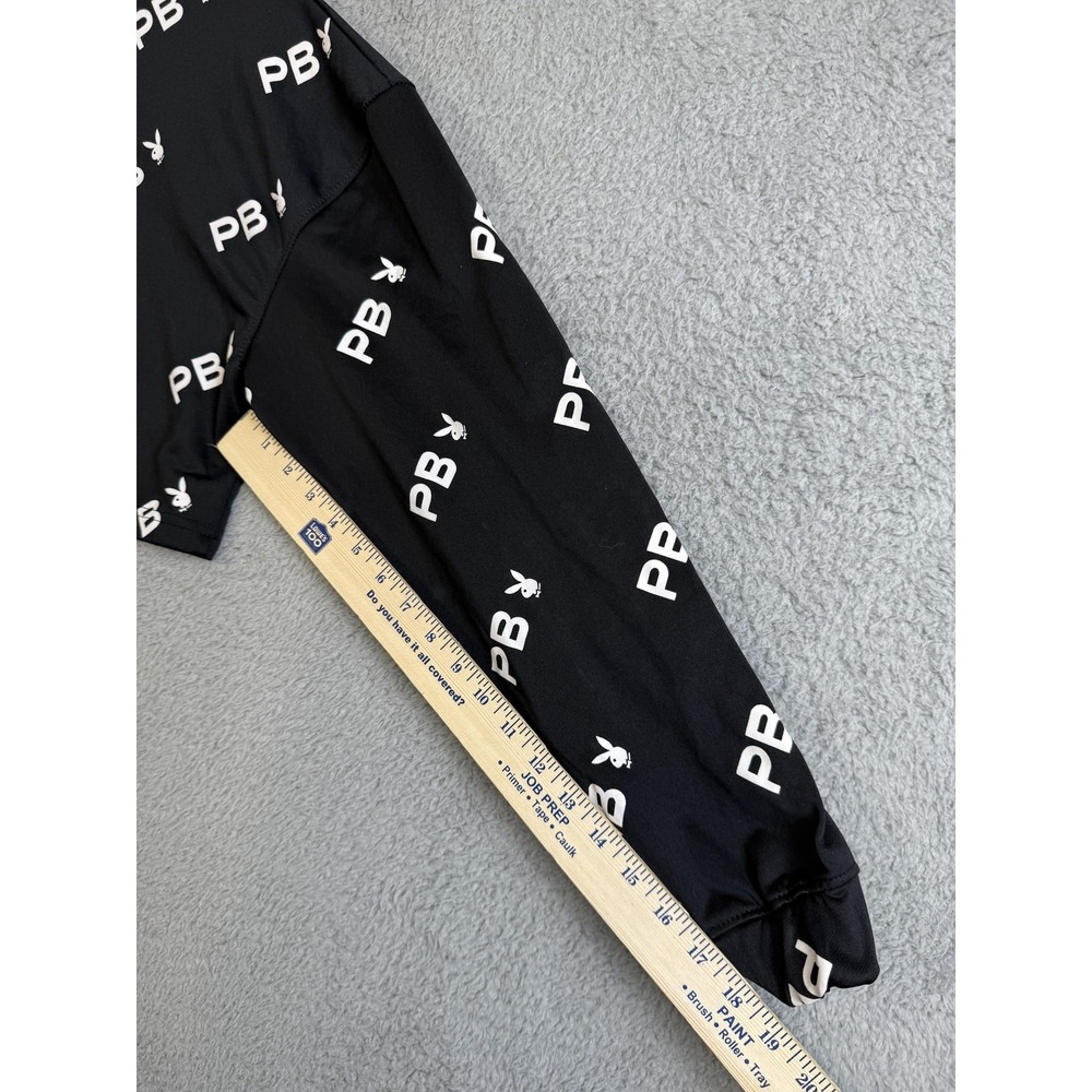 Playboy‎ Missguided Pullover Womens 6 Crop Top Quarter Zip Long Sleeve Sweater - Picture 11 of 13